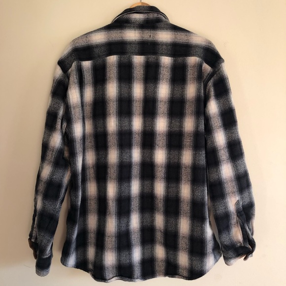 St John’s Bay Brawny Black Heavy Weight Flannel XL - Picture 6 of 7